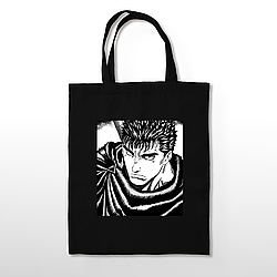 Чорна екосумка шопер бавовна Берсерк Гатс Berserk Guts BAG B G 003