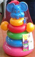 Дитяча Пірамідка-гойдалка "Мишка", 27*13см, ТМ M-toys, Україна (