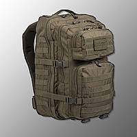 РЮКЗАК армейский Mil-Tec Assault 36L, тактический, штурмовой, ОЛИВА объем 36-40 л.