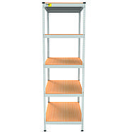 Металевий стелаж MRL-2100 ( 600x600) білий, фото 2