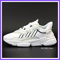 Кроссовки женские Adidas Ozweego white / Адидас Озвиго белые