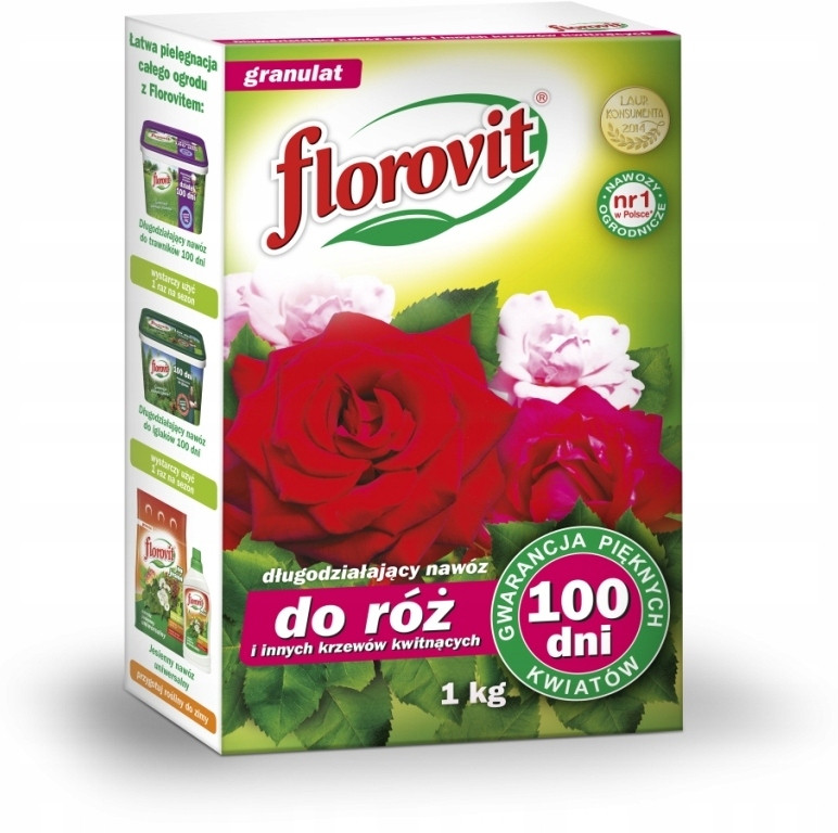 Florovit Добриво для троянд та інших квітучих рослин 100 днів, 1кг