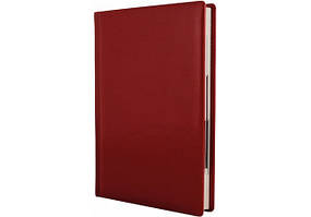 Щоденник недатований Optima Gloss A5 лінія 160арк червоний