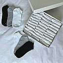 Набір чоловічих коротких шкарпеток (не бренд), упаковка 30 пар ||, фото 2