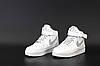 Кросівки Nike Air Force 1 High Reflective White Gray / Найк Аїр Форс 1 Високі Білі з Сірим (Рефлективні), фото 8