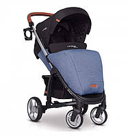 Коляска EasyGo Virage Ecco прогулочная denim, джинсовый