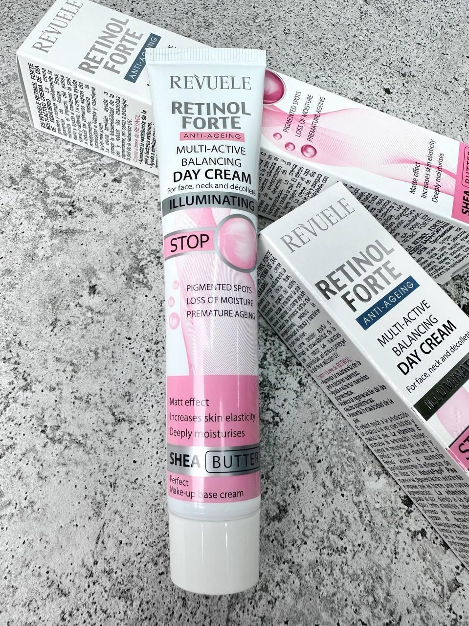 Крем для обличчя денний балансуючий мультиактивний RETINOL FORTE Revuele, 50 мл