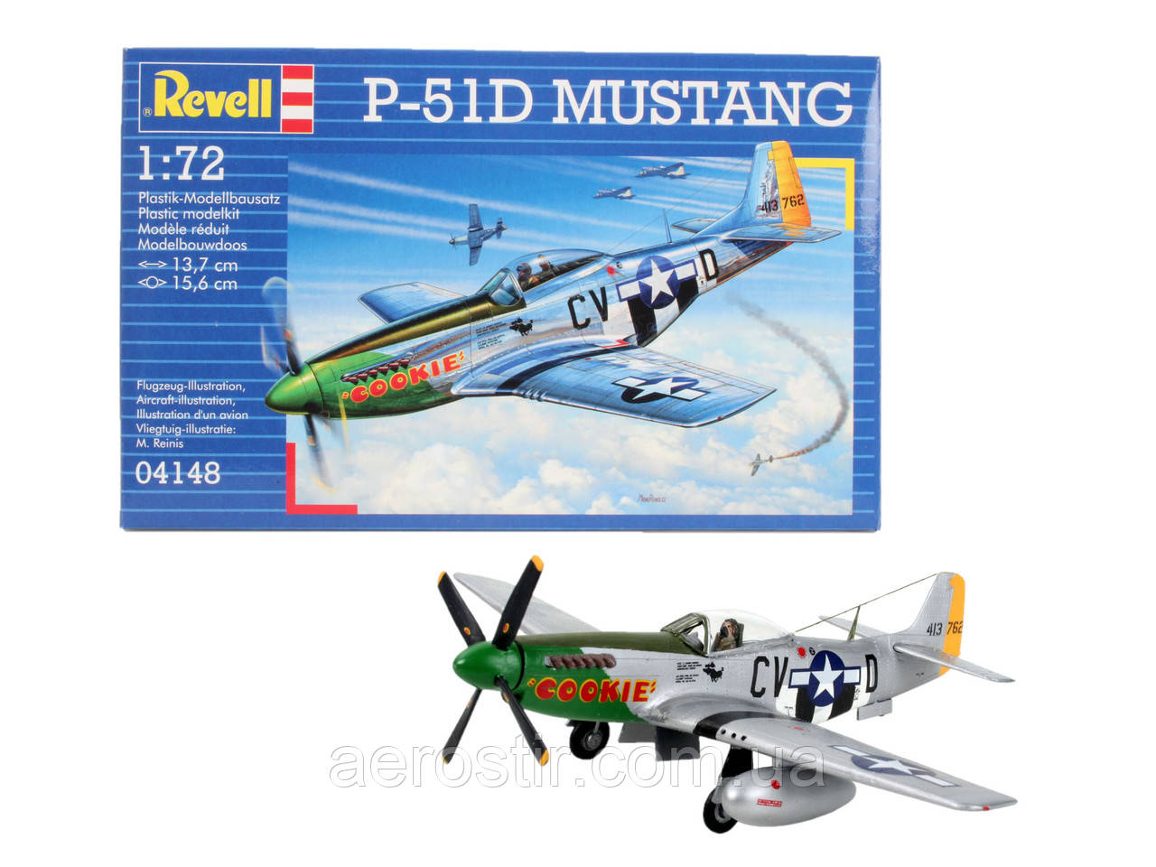 P-51D Mustang 1/72 Revell 04148, фото 1