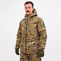 Куртка тактическая зимняя Rip Stop мультикам Ukr Cossacks бушлат зимний