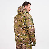 Куртка тактична зимова для ЗСУ Rip Stop мультикам Ukr Cossacks бушлат зимовий, фото 2
