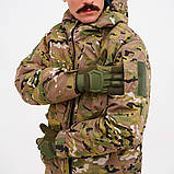Куртка тактична зимова для ЗСУ Rip Stop мультикам Ukr Cossacks бушлат зимовий, фото 3