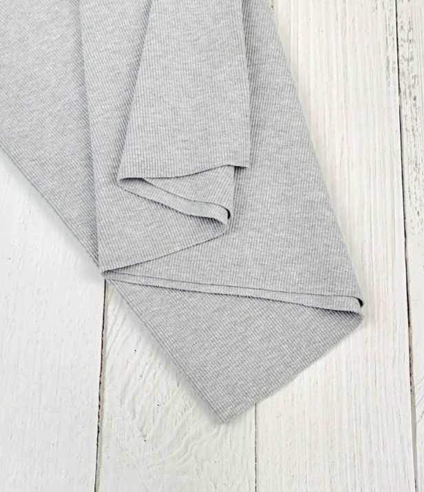 Кашкорсе Серый меланж для трехнитки.ВІДРІЗ 0.19см - Полотном йде  відріз.