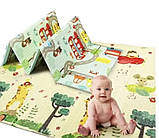 Дитячий двосторонній термо килимок з текстурним покриттям 200*180, товщиною 1см, дорога