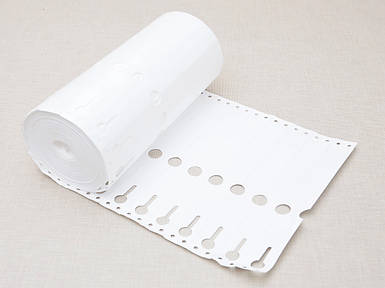 Етикетки-петля TYVEK білі 1,27 х 16 см, 100 шт - Тивек