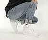 Чоловічі та жіночі зимові кросівки Nike Air Force Winter 1 White High Найк Аір Форс 1 білі шкіра з хутром, фото 5