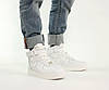 Чоловічі та жіночі зимові кросівки Nike Air Force Winter 1 White High Найк Аір Форс 1 білі шкіра з хутром, фото 4