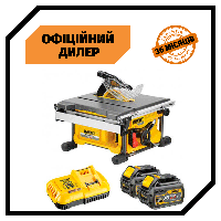 Настольная аккумуляторная циркулярная пила DeWALT DCS7485T2 (1.85 кВт, 210 мм) Циркулярка Топ 3776563