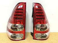 Задние фонари (диодные светло-красные) Led для Toyota Land Cruiser Prado 120 '2003-2009
