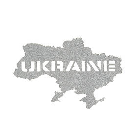 M-Tac нашивка Ukraine (контур) скрізна Laser Cut світловідбиваюча