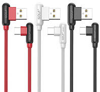 USB кабель USB - Type C Golf GC-45 1 метра (случайный цвет) (90736) aiw 519