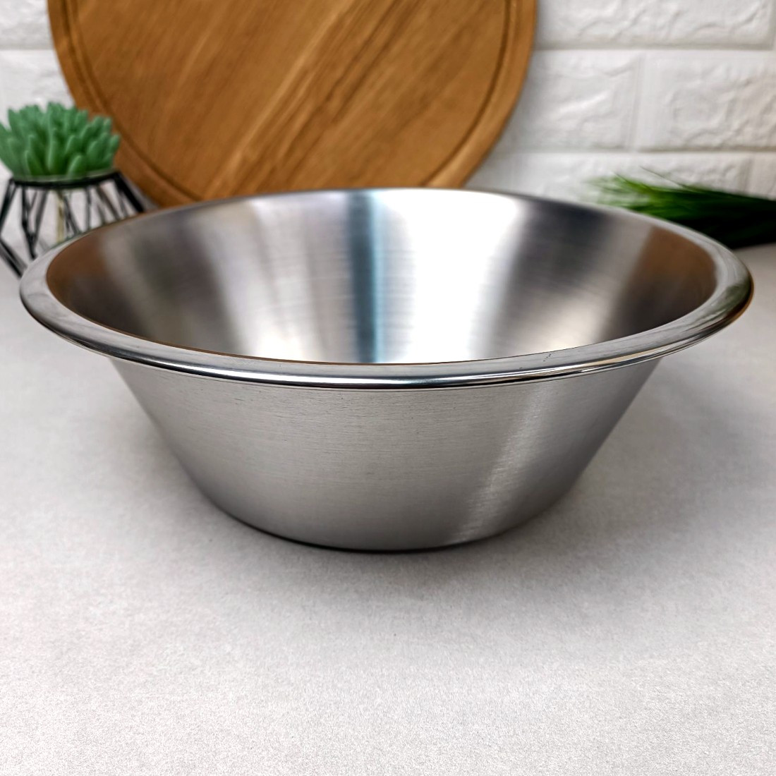 Металева конусна миска з нержавіючої сталі 18/10 26 см 0831 А-П