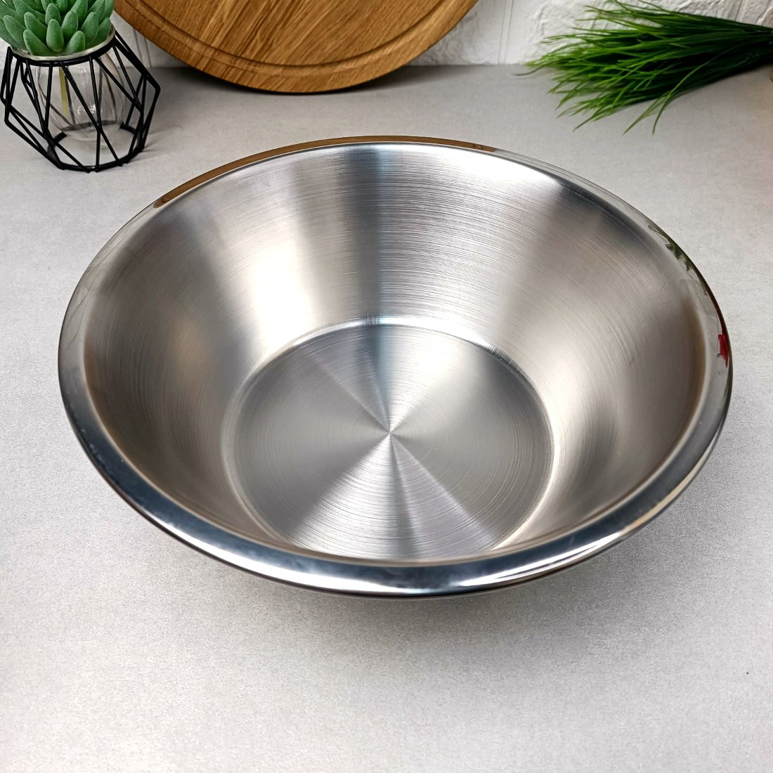 Металева конусна миска з нержавіючої сталі 18/10 28.5 см 0833 А-П