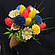 Букет квітів із мила ручної роботи  в кашпо, фото 4
