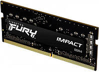 Оперативная память DDR4-2666 8GB PC4-21300 Fury Impact для ноутбука SODIMM KF426S15IB/8 Black (7706763)