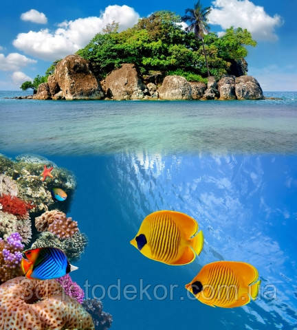 Фотошпалери "Жовті рибки" - Будь-який розмір! Читаємо опис!
