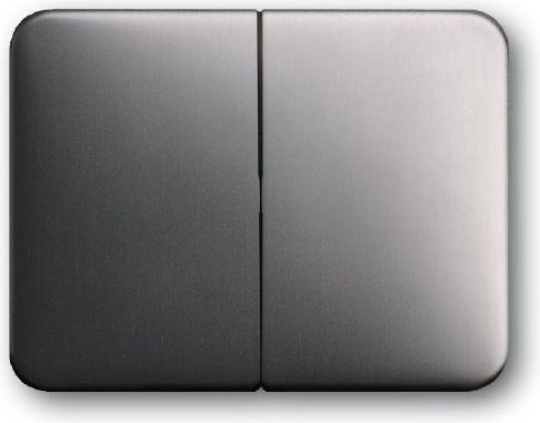 Подвійна клавіша вимикача ABB Busch Jaeger Alpha Nea 1785-20 Платина (1751-0-1682)