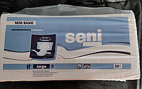 Подгузники для взрослых SENI BASIC (Large 3) 30шт