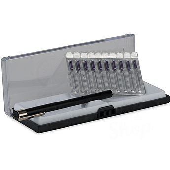 Набір для видалення пилу з лакофарбового покриття Q-Refinish 70-765, Ручка + 10 насадок Комплект