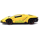 Машинка Lamborghini Centenario іграшка моделька металева колекційна 20 см Жовтий (59245), фото 5