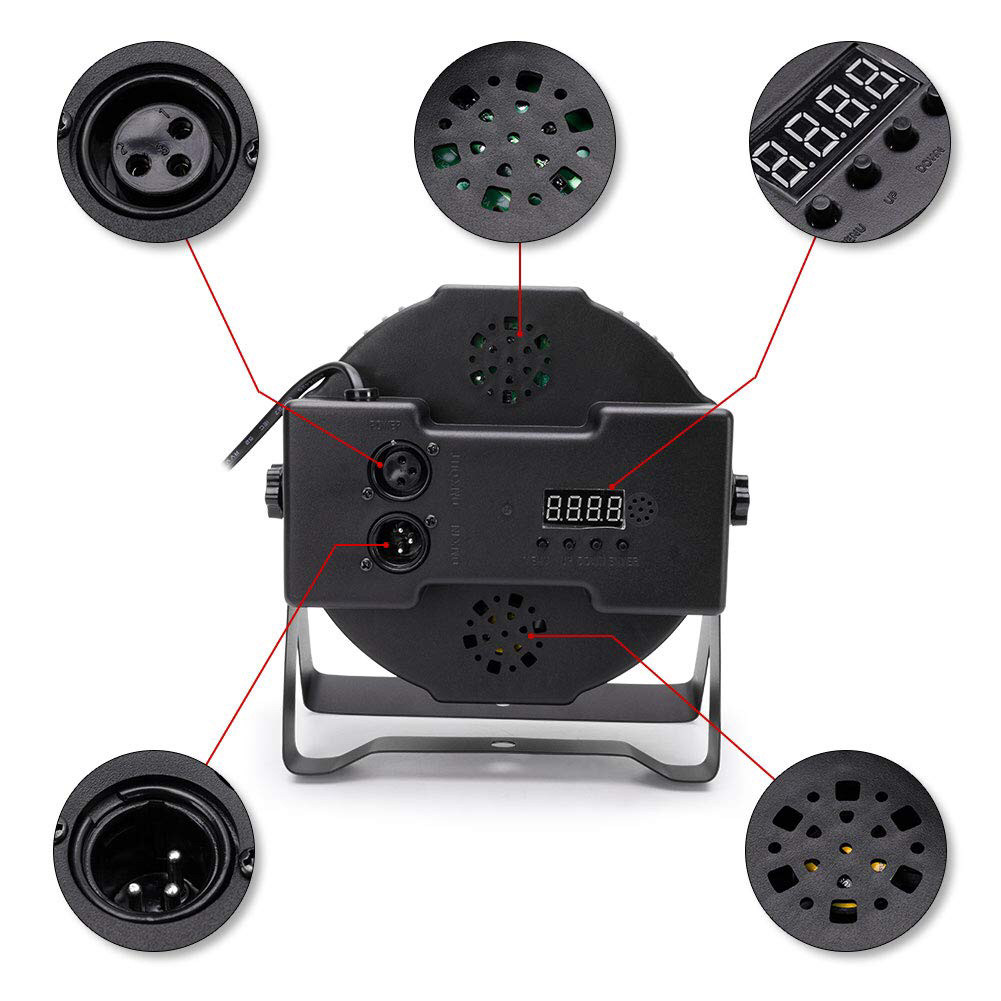 DTM・DAW CODE PARTY600 Светодиодный прожектор для дискотеки 7 RGBW LED Par Light