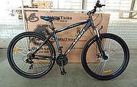 Горный спортивный взрослый велосипед Azimut Spark GFRD (Азимут Спарк) 26 дюймов рама 20 серо-голубой