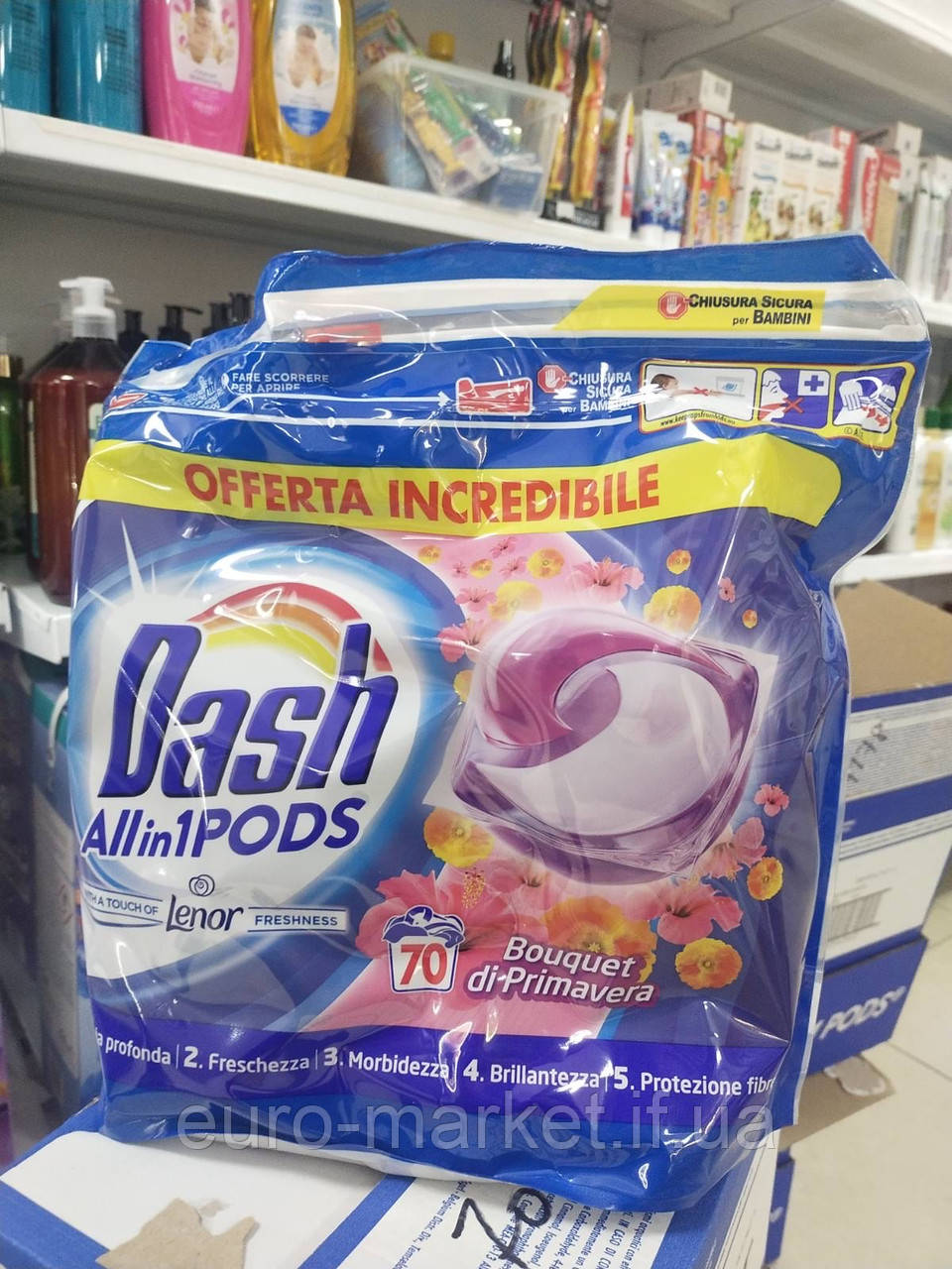Капсули Dash + Lenor