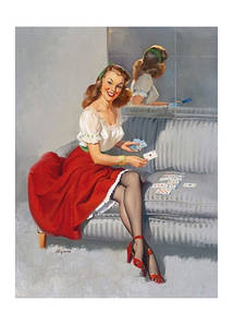 Листівка Pin-up. The Ace of Hearts