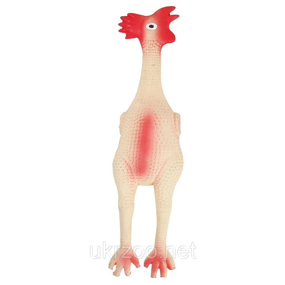 Іграшка для собак Toys Fun латексна Курка з пищалкою,29 см (6 шт/уп), фото 1