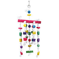 Іграшка для птахів Dodo,підвіска кольорова,43 см (6шт.уп.)