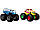 Набір машинок Mattel Хот Вілс Монстр трак в упаковці 2 шт Hot Wheels Truck DragBus VS Volkswagen FYJ64 HNX28, фото 3