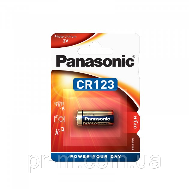 Батарейка Panasonic CR123 (1 шт.)