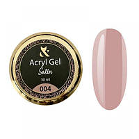 Акрил-гель для нігтів F.O.X Acryl gel Satin 004, 30 мл