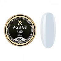 Акрил-гель для нігтів F.O.X Acryl gel Satin 002, 15 ml