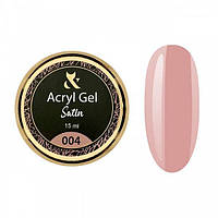 Акрил-гель для нігтів F.O.X Acryl gel Satin 004, 15 мл