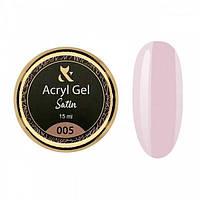 Акрил-гель для нігтів F.O.X Acryl gel Satin 005, 15 ml