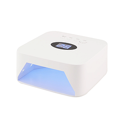 Лампа для манікюру акумуляторна Cordless Rechargeable S50 Біла 54 Вт