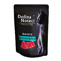 Пауч Dolina Noteci Danie для котів з тунцем,85 гр (10 шт/уп)