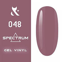 Гель-лак для ногтей F.O.X gel-polish gold Spectrum 048 сливово-фиолетовый, 7 мл