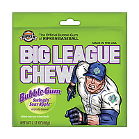 Жвачки Big League Chew Bubble Gum Swingin Sour Apple 60g