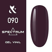 Гель-лак для ногтей F.O.X gel-polish gold Spectrum 090 сливовый, 7 мл